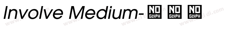 Involve Medium字体转换